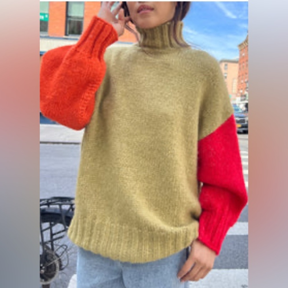 Lisa Says Gah! Cece Sweater in Fall Colorblock, size XS/S